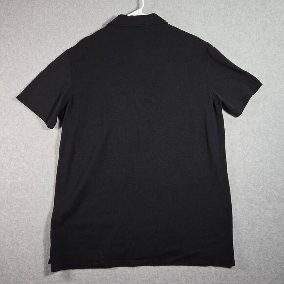 Wool & Prince Signature Polo Men’s Size Large Black Merino Wool - Picture 7 of 11